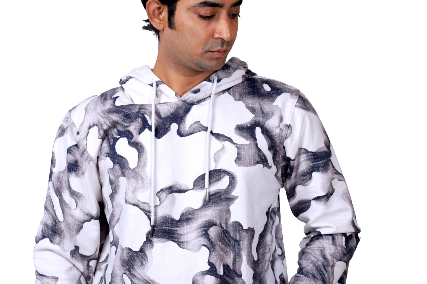 Marble Mist Cotton Fleece Premium Hoodie