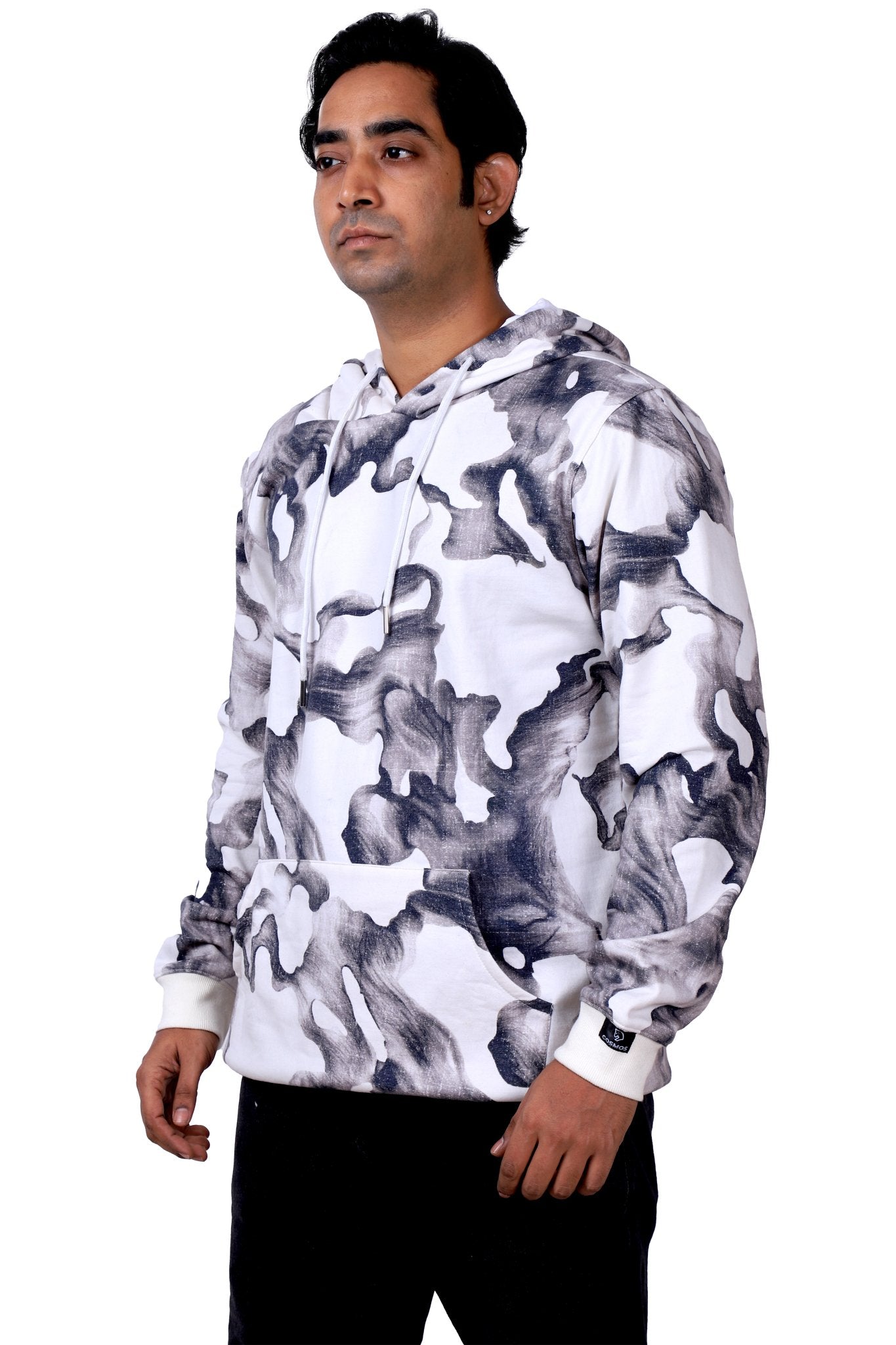 Marble Mist Cotton Fleece Premium Hoodie