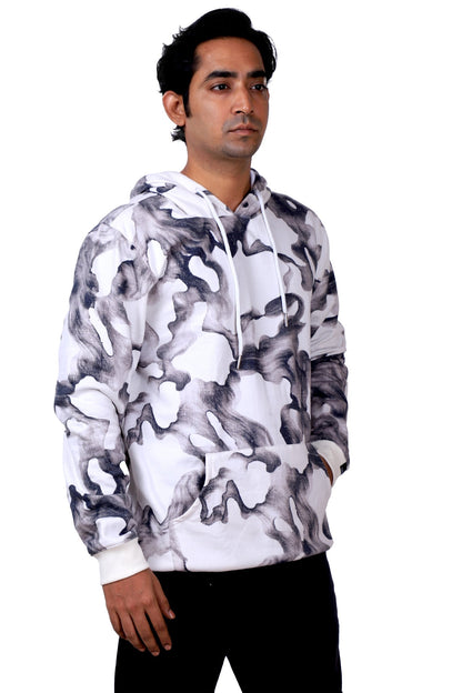 Marble Mist Cotton Fleece Premium Hoodie