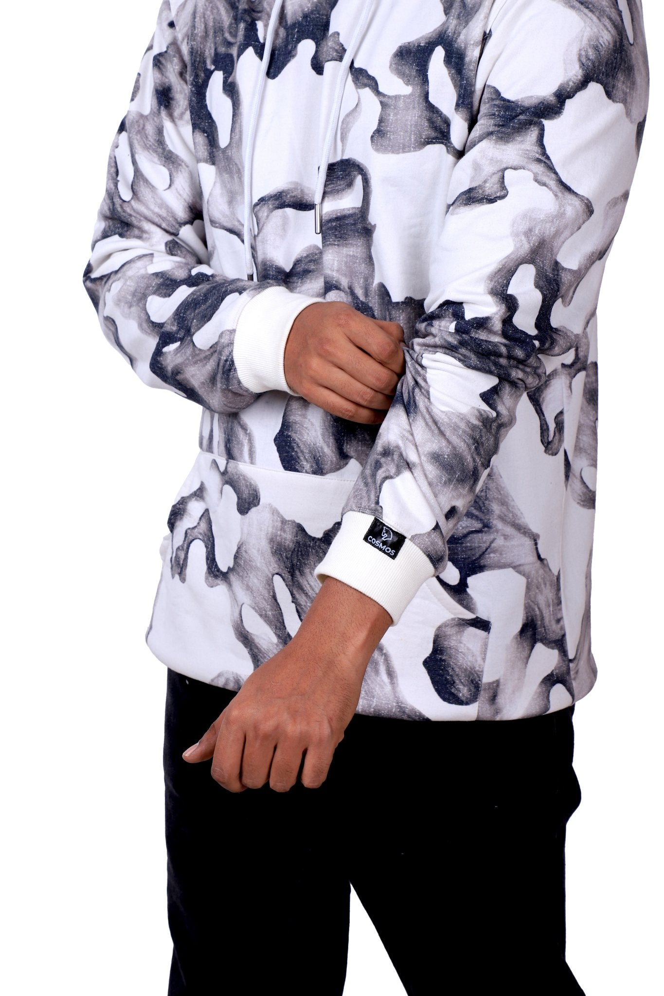 Marble Mist Cotton Fleece Premium Hoodie