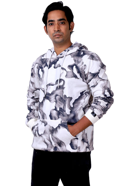 Marble Mist Cotton Fleece Premium Hoodie